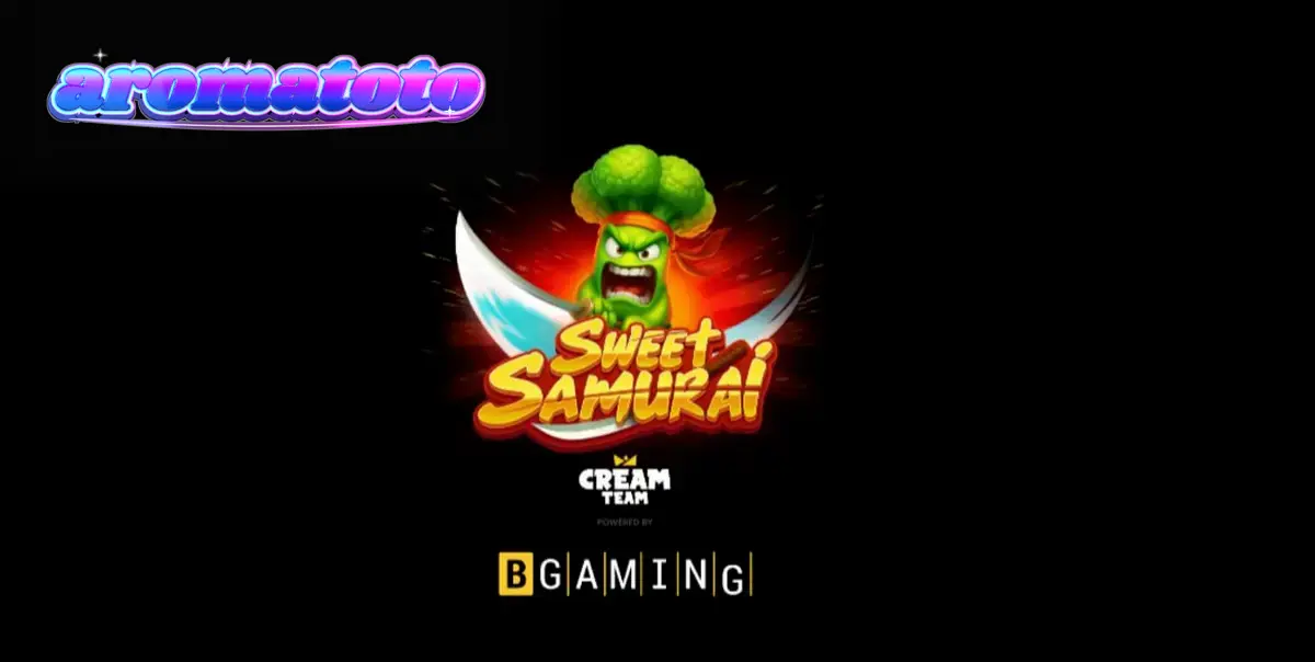 Tampilan antarmuka seluler Sweet Samurai dengan Broccoli Samurai di atas grid.